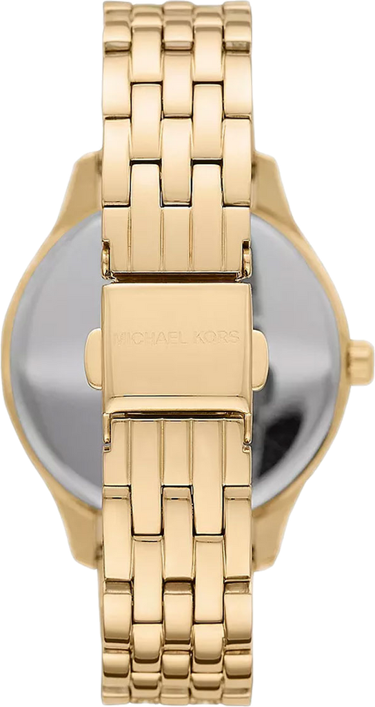 Michael Kors Lexington Three Hand White Dial Gold Steel Strap Watch For Women - MK4492 Buy Now By Michael Kors