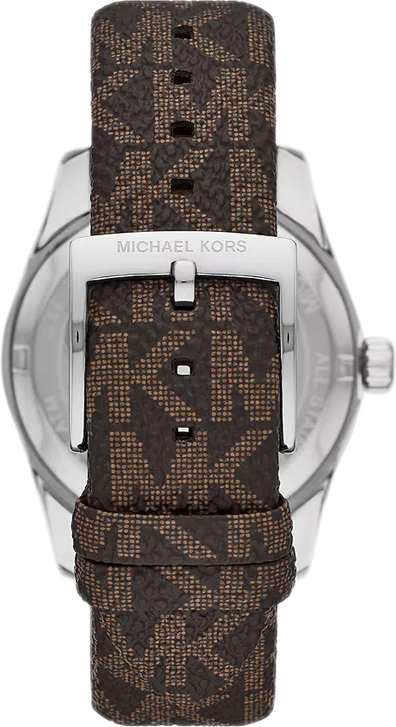 Michael Kors Lexington Silver Dial Brown Leather Strap Watch For Women - MK4745 Buy Now By Michael Kors