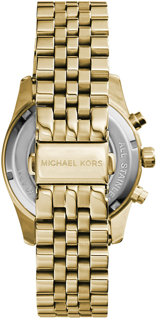 Michael Kors Lexington Chronograph Gold Dial Gold Steel Strap Watch for Women - MK5556 Buy Now By Michael Kors