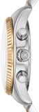 Michael Kors Lexington Chronograph Blue Dial Two Tone Steel Strap Watch For Women - MK7218 Buy Now By Michael Kors