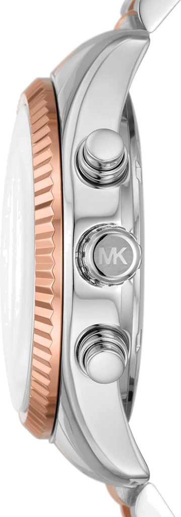 Michael Kors Lexington Chronograph Rose Gold Dial Two Tone Steel Strap Watch For Women - MK7219 Buy Now By Michael Kors