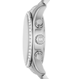 Michael Kors Lexington Chronograph White Dial Silver Steel Strap Watch For Women - MK7243 Buy Now By Michael Kors