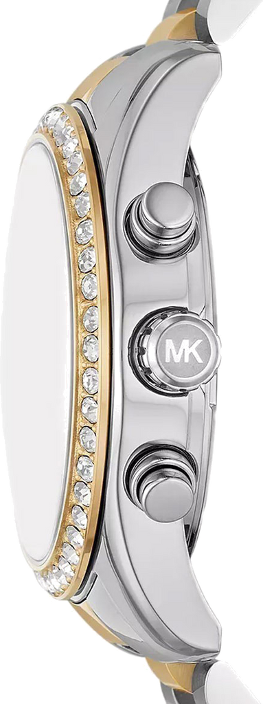 Michael Kors Lexington Chronograph Green Dial Two Tone Steel Strap Watch For Women - MK7303 Buy Now By Michael Kors