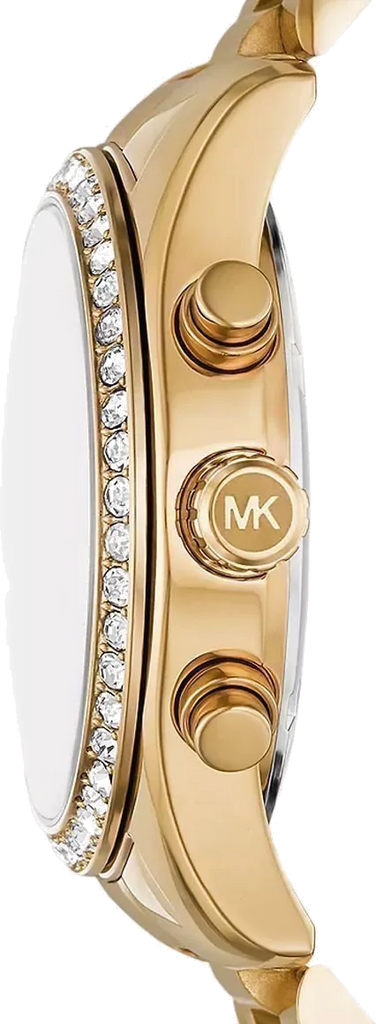 Michael Kors Lexington Chronograph Gold Dial Gold Steel Strap Watch For Women - MK7377 Buy Now By Michael Kors