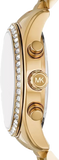 Michael Kors Lexington Chronograph Gold Dial Gold Steel Strap Watch For Women - MK7377 Buy Now By Michael Kors
