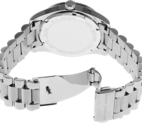 Michael Kors Lexington Three-Hand Pink Dial Silver Steel Strap Watch For Women - MK7443 Buy Now By Michael Kors