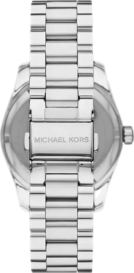 Michael Kors Lexington Three-Hand Pink Dial Silver Steel Strap Watch For Women - MK7443 Buy Now By Michael Kors