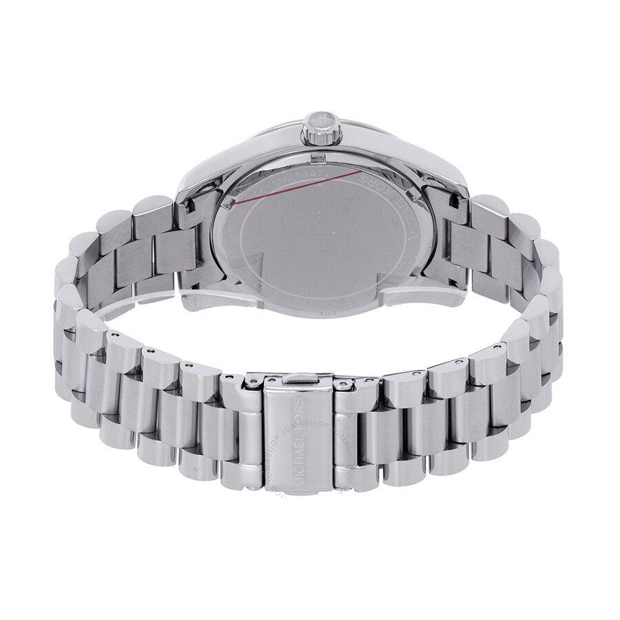 Michael Kors Lexington Crystals Mother of Pearl White Dial Silver Steel Strap Watch for Women - MK1087 Buy Now By Michael Kors