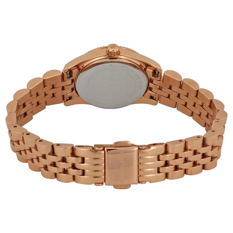 Michael Kors Lexington Quartz White Dial Rose Gold Steel Strap Watch For Women - MK3230 Buy Now By Michael Kors