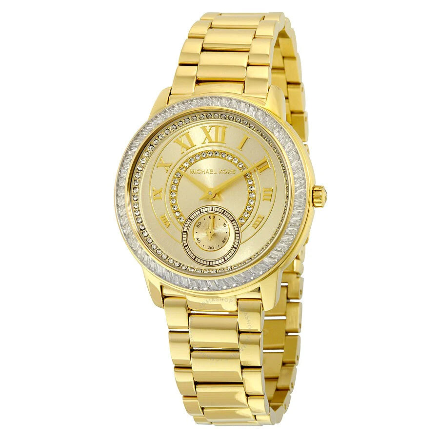 Michael Kors Madelyn Quartz Gold Dial Gold Steel Strap Watch For Women - MK6287 Buy Now By Michael Kors