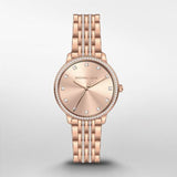 Michael Kors Melissa Three Hand Rose Gold Dial Rose Gold Steel Strap Watch For Women - MK4369 Buy Now By Michael Kors