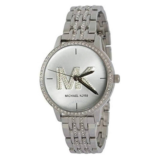 Michael Kors Melissa Quartz Silver Dial Silver Steel Strap Watch for Women - MK4370 Buy Now By Michael Kors