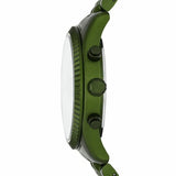 Michael Kors Lexington Chronograph Green Dial Green Steel Strap Watch For Men - MK8790 Buy Now By Michael Kors