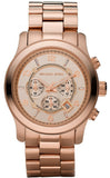 Michael Kors Runway Chronograph Rose Gold Dial Rose Gold Steel Strap Watch for Men - MK8096 Buy Now By Michael Kors