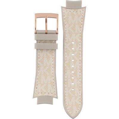 Michael Kors Sidney Chronograph White Dial Beige Leather Strap Watch For Women - MK6949 Buy Now By Michael Kors