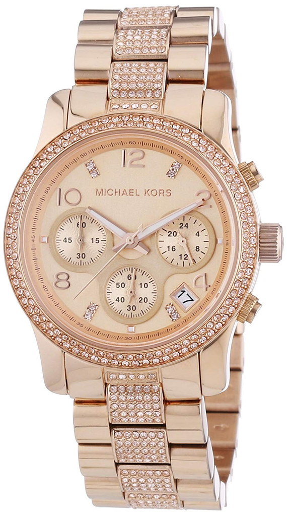 Michael Kors Runway Gold Dial Gold Steel Strap Watch for Women - MK5827 Buy Now By Michael Kors