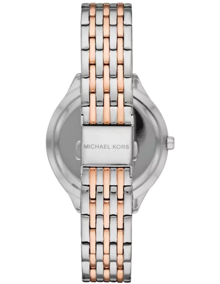 Michael Kors Mindy Three Hand White Dial Two Tone Steel Strap Watch For Women - MK7077 Buy Now By Michael Kors