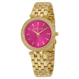 Michael Kors Darci Pink Dial Gold Steel Strap Watch for Women - MK3444 Buy Now By Michael Kors