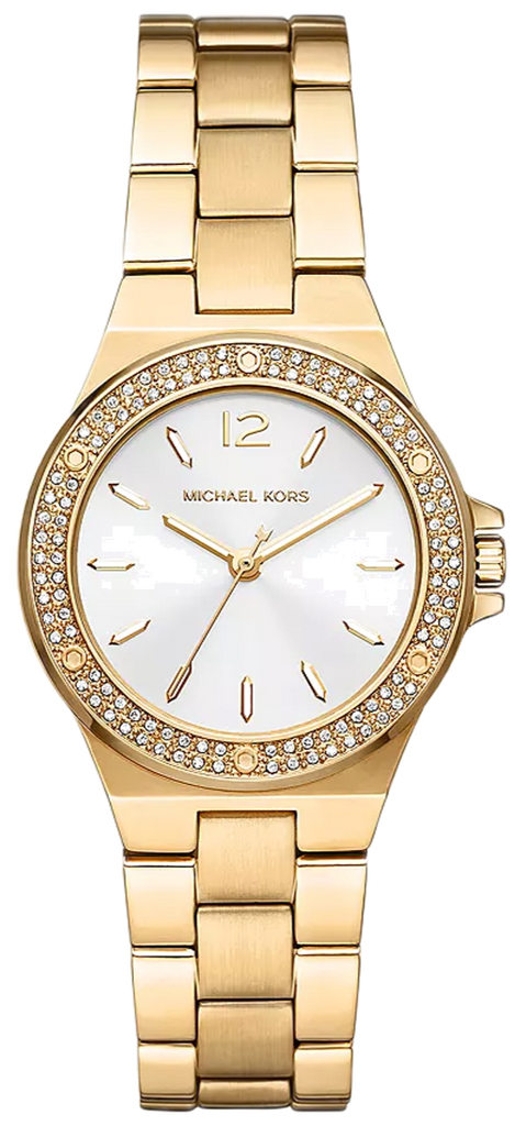 Michael Kors Lennox Three-Hand Silver Dial Gold Steel Strap Watch For Women - MK7278 Buy Now By Michael Kors