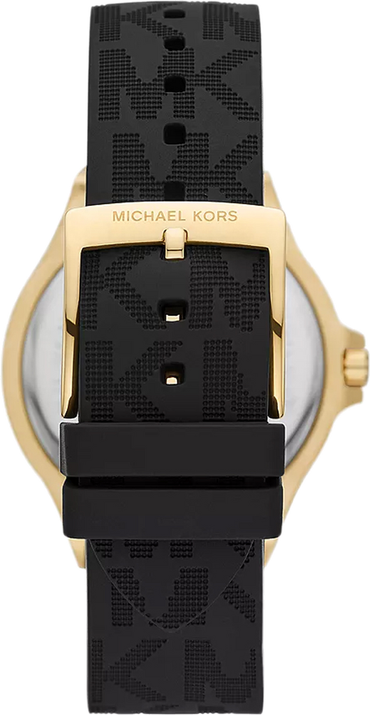 Michael Kors Mini Lennox Quartz Black Dial Black Silicone Strap Watch For Women - MK7281 Buy Now By Michael Kors