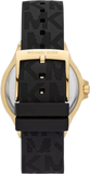 Michael Kors Mini Lennox Quartz Black Dial Black Silicone Strap Watch For Women - MK7281 Buy Now By Michael Kors