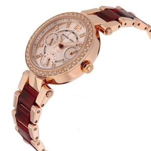 Michael Kors Parker Rose Gold Dial Two Tone Steel Strap Watch for Women - MK6239 Buy Now By Michael Kors