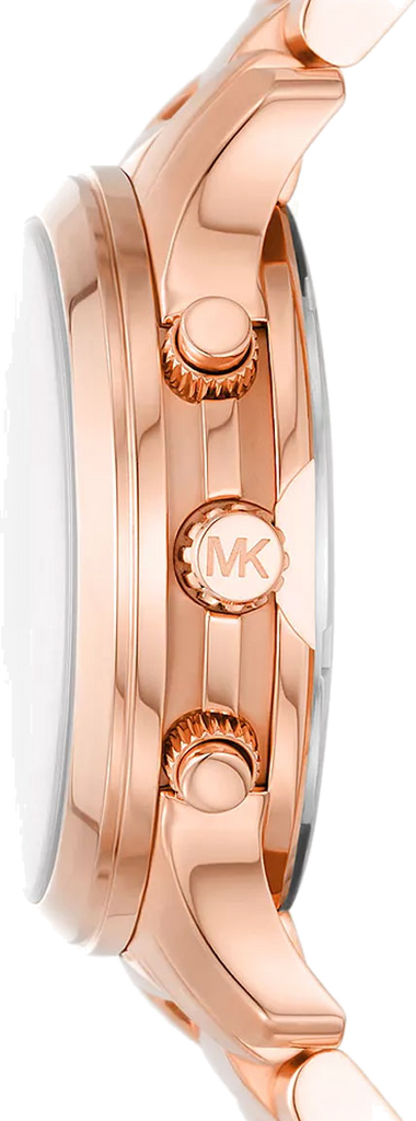 Michael Kors Runway Chronograph Rose Gold Dial Rose Gold Steel Strap Watch For Women - MK7327 Buy Now By Michael Kors