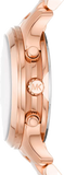 Michael Kors Runway Chronograph Rose Gold Dial Rose Gold Steel Strap Watch For Women - MK7327 Buy Now By Michael Kors