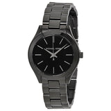 Michael Kors Mini Slim Runway Black Dial Black Steel Strap Watch for Women - MK3587 Buy Now By Michael Kors