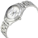 Michael Kors Mini Slim Runway Silver Dial Silver Steel Strap Watch for Women - MK3548 Buy Now By Michael Kors
