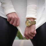 Michael Kors Brinkley Diamonds Gold Dial Gold Steel Strap Watch for Women - MK6187 Buy Now By Michael Kors