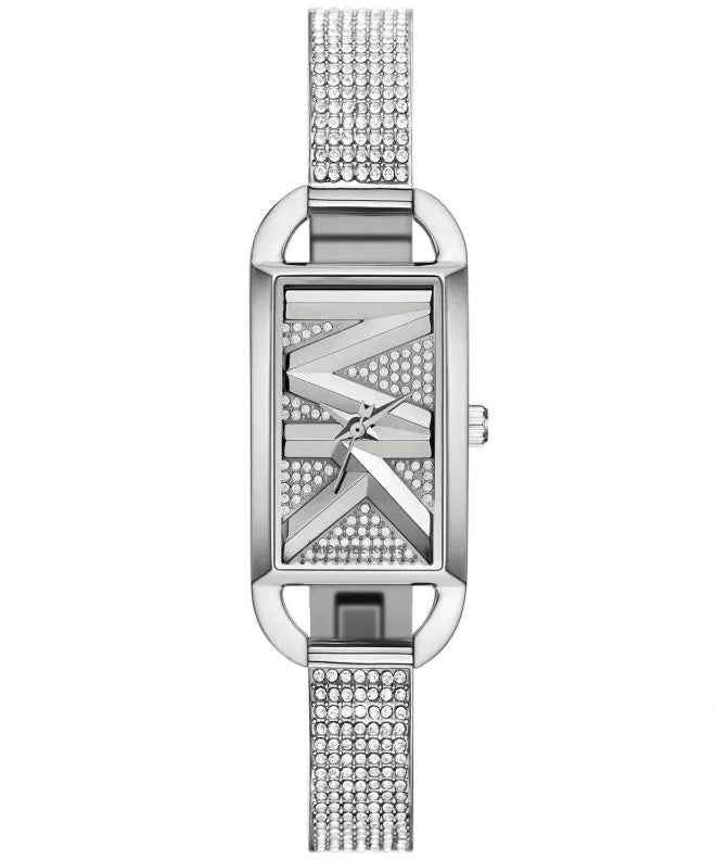 Michael Kors Empire Three-Hand Silver Dial Silver Steel Strap Watch for Women - MK4841 Buy Now By Michael Kors