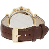 Michael Kors Parker Champagne Gold Dial Brown Leather Strap Watch for Women - MK2249 Buy Now By Michael Kors