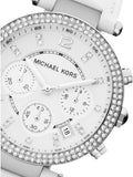 Michael Kors Parker White Dial White Leather Strap Watch for Women - MK2277 Buy Now By Michael Kors