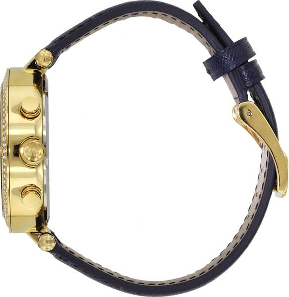 Michael Kors Parker Gold Dial Blue Leather Strap Watch for Women - MK2280 Buy Now By Michael Kors