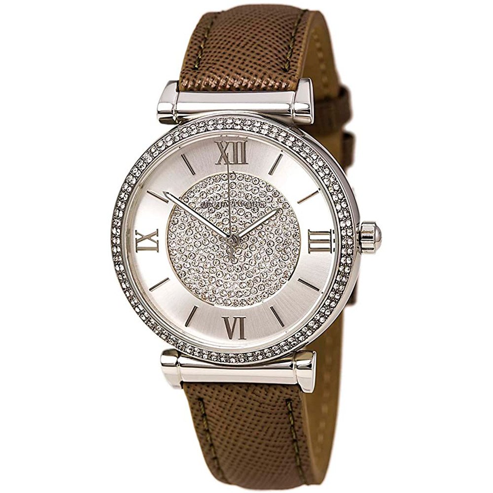 Michael Kors Caitlin Quartz Silver Dial Gray Leather Strap Watch For Women - MK2377 Buy Now By Michael Kors