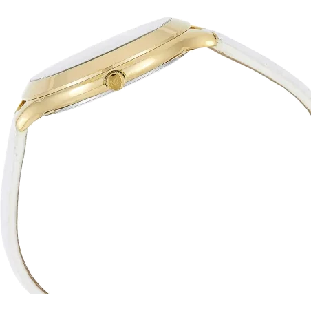 Michael Kors Slim Runway Quartz Gold Dial White Leather Strap Watch For Women - MK2389 Buy Now By Michael Kors