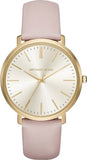 Michael Kors Jaryn Quartz Gold Dial Pink Leather Strap Watch For Women - MK2471 Buy Now By Michael Kors