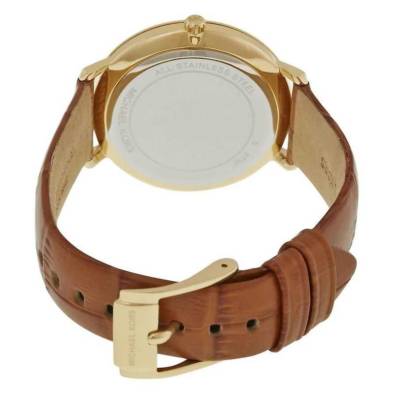 Michael Kors Jaryn Quartz Gold Dial Brown Leather Strap Watch For Women - MK2496 Buy Now By Michael Kors