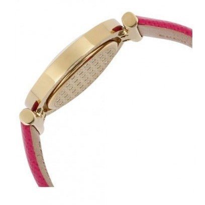 Michael Kors Averi Gold Dial Pink Leather Strap Watch for Women - MK2525 Buy Now By Michael Kors