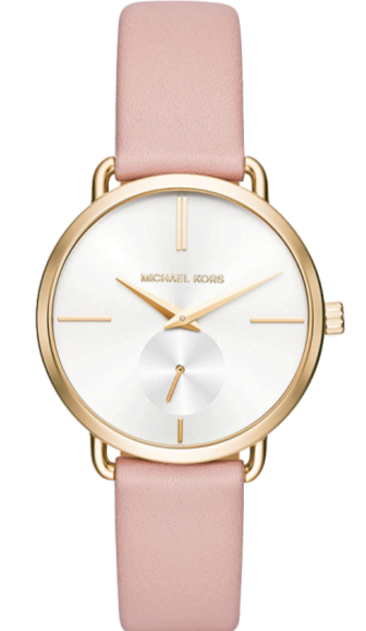 Michael Kors Portia Quartz White Dial Pink Leather Strap Watch For Women - MK2659 Buy Now By Michael Kors