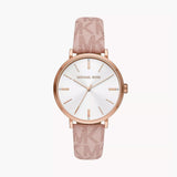 Michael Kors Pyper Quartz Silver Dial Pink Leather Strap Watch for Women - MK2947 Buy Now By Michael Kors