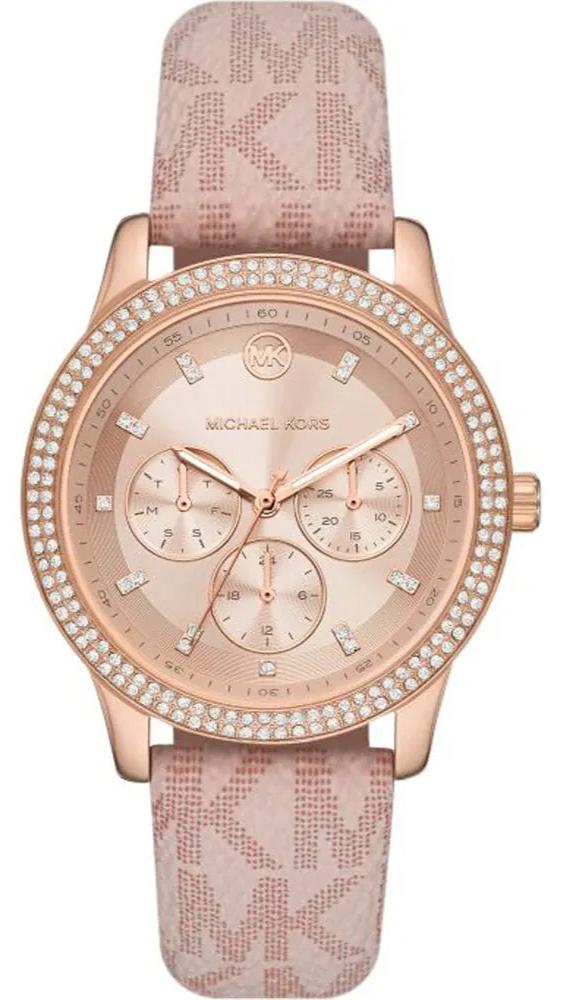 Michael Kors Tibby Multifunction Rose Gold Dial Pink Leather Strap Watch For Women - MK2955 Buy Now By Michael Kors