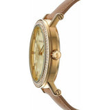 Michael Kors Corey Analog Gold Dial Brown Leather Strap Watch for Women - MK2986 Buy Now By Michael Kors