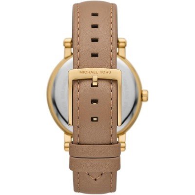 Michael Kors Corey Analog Gold Dial Brown Leather Strap Watch for Women - MK2986 Buy Now By Michael Kors