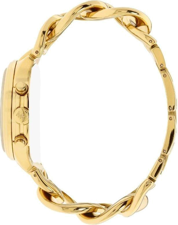 Michael Kors Runway Twist Gold Dial Gold Stainless Steel Strap Watch for Women - MK3131 Buy Now By Michael Kors