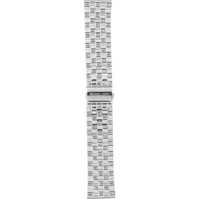 Michael Kors Lexington Chronograph Silver Dial Silver Steel Strap Watch For Men - MK8789 Buy Now By Michael Kors