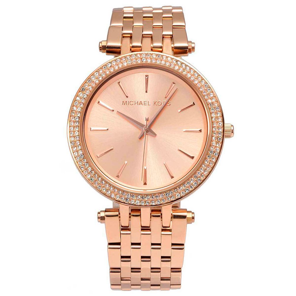 Michael Kors Darci Rose Gold Dial with Diamonds Rose Gold Stainless Steel Strap Watch for Women - MK3192 Buy Now By Michael Kors
