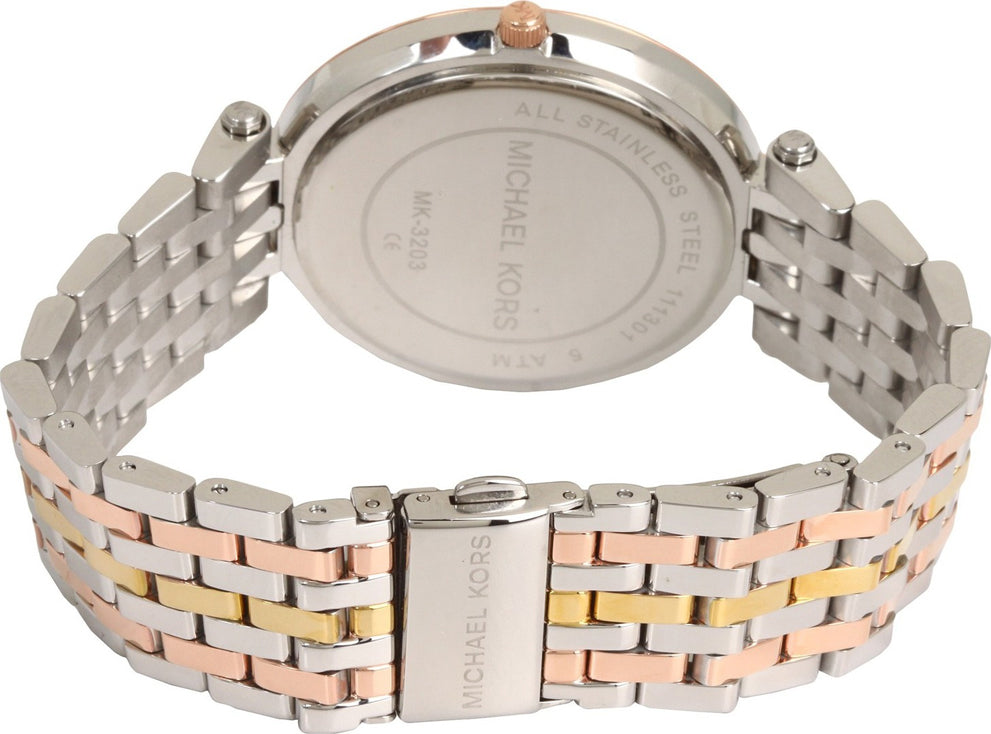 Michael Kors Darci Silver Dial Two Tone Stainless Steel Strap Watch for Women - MK3203 Buy Now By Michael Kors