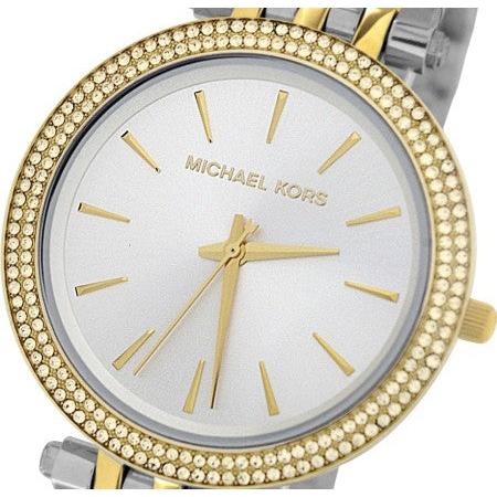 Michael Kors Darci Silver Dial Two Tone Stainless Steel Strap Watch for Women - MK3215 Buy Now By Michael Kors